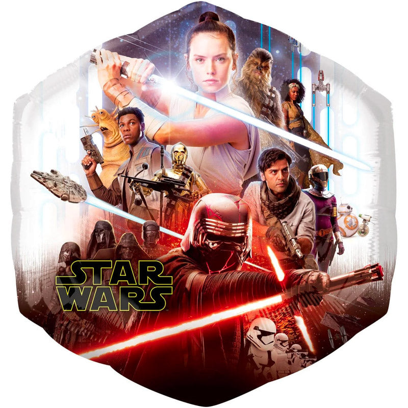 Star Wars Episode IX Rise of Skywalker ballon - sekskantet