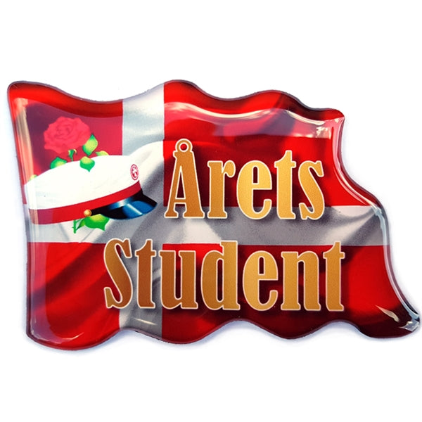 Køleskabsmagnet - Årets Student flag