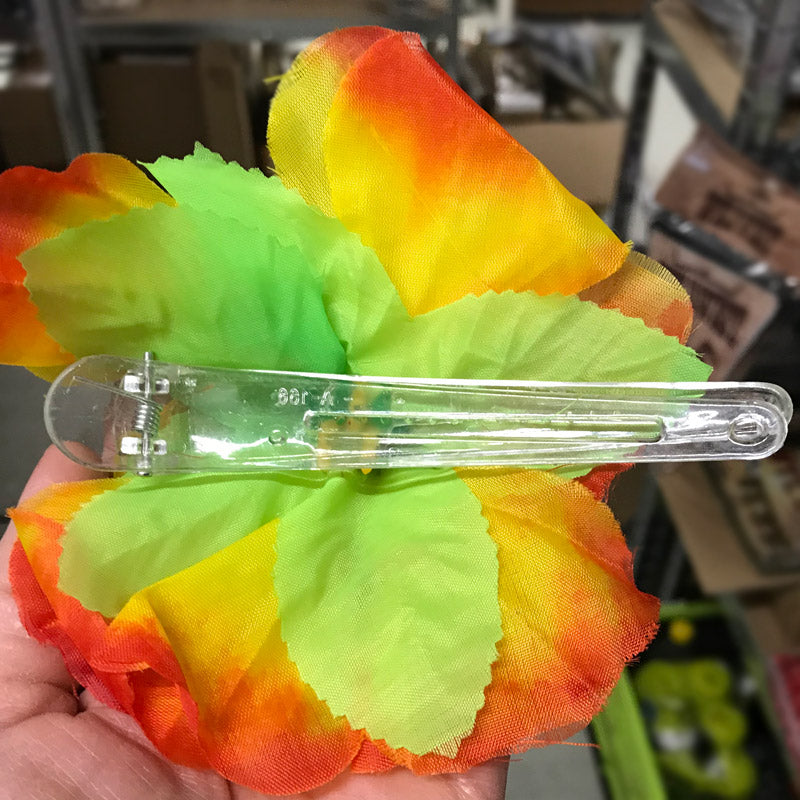 Plast clips på blomst