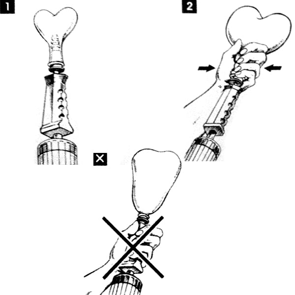 16" Hjerteballon 6 stk.