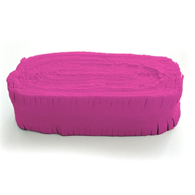 Crepe guirlande Hot Pink 24 m.