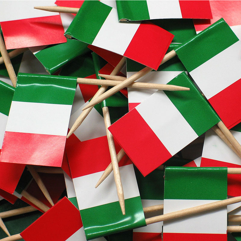 Italienske pindeflag til buffetmad
