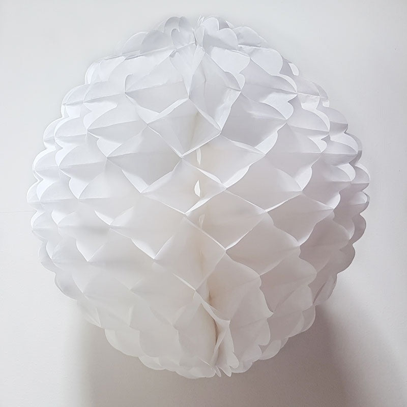 Hvid Maxi Honeycomb 50 cm