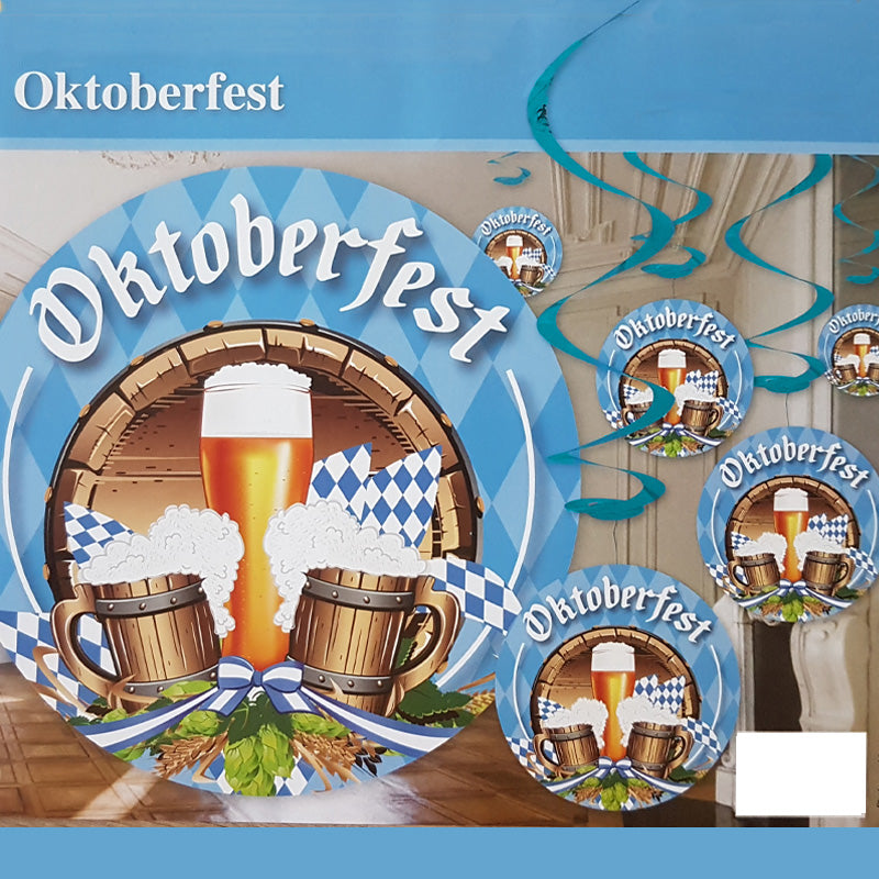 Oktoberfest spiraler 6 stk.