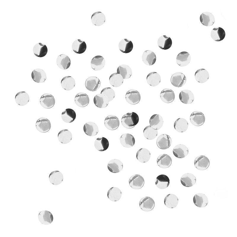 Sølv bord-konfetti, 14 gram 