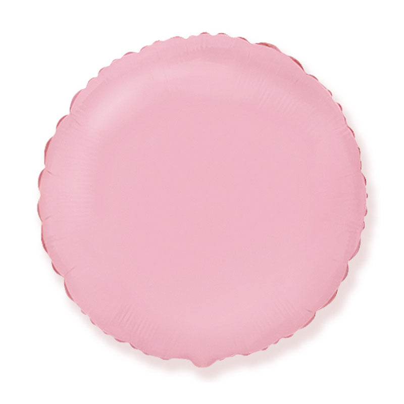 Pudder pink folieballon - Baby pink