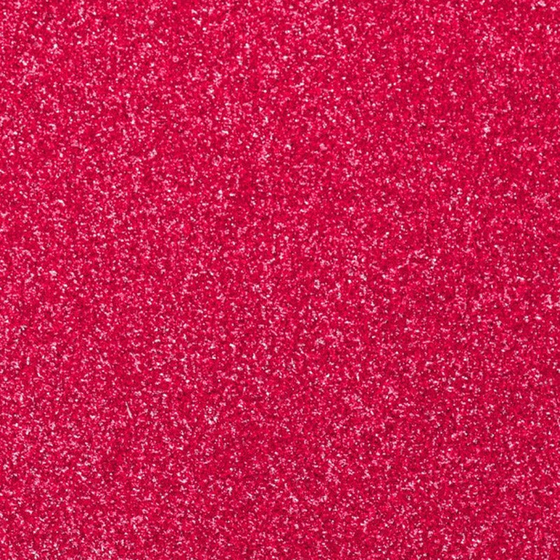 Rød Vimpel med glitter i pap 6m