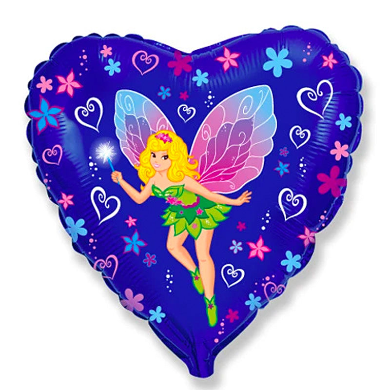 Folie Ballon Prinsesse Butterfly - Send med Helium