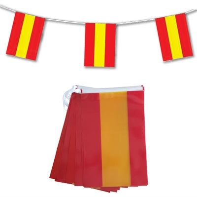 Spansk flag guirlande