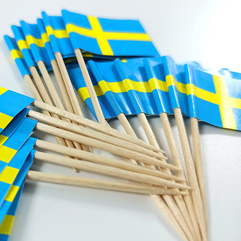 Svenske Buffet flag 50 stk.
